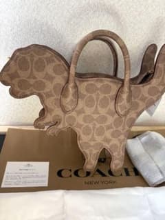 COACH レキシー 恐竜 2WAYバッグ シグネチャー 新品未使用 完売人気