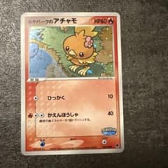 ポケモンカード キラ ポケパークのアチャモ プレミアムファイル 002