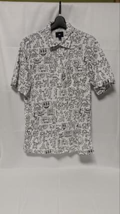 H&M 半袖シャツ Mサイズ アートプリントのサムネイル