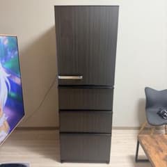 アクア 4ドア冷蔵庫 368L 2022年製 AQR-V37N(K) - メルカリ