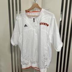 adidas アディダス 読売ジャイアンツ 半袖 ウィンドブレーカー Mのサムネイル
