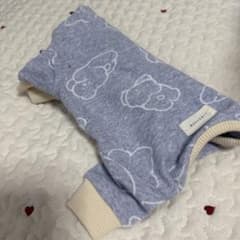 monchéri 犬用ウェア クマ柄 ブルーのサムネイル