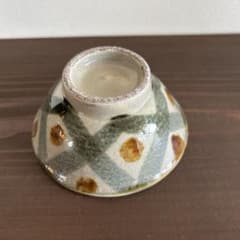 No.118 飴と呉須の4寸マカイ　やちむんのサムネイル