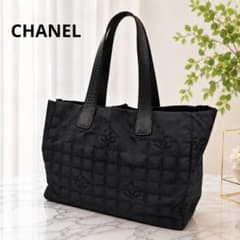 CHANEL ニュートラベルライン トートMM ブラック ココマーク - メルカリ