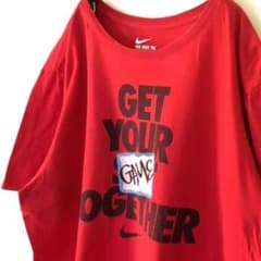 ナイキ GET YOUR GAME TOGETHER Tシャツ XL レッド古着