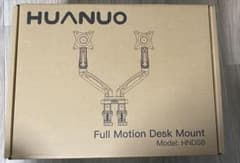 【デュアルモニターアーム】HUANUO モニターアーム 2画面のサムネイル