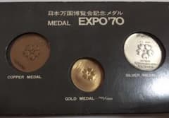 日本万国博覧会記念メダル　金貨セットのサムネイル