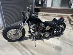ハーレーエボ　ソフテイル　カスタムチョッパー バイク車体のサムネイル