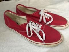 VANS Authentic レッド スニーカーのサムネイル