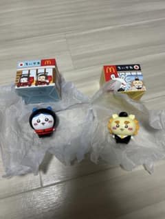 ちいかわ マクドナルド ハッピーセット フィギュア 2種セットのサムネイル