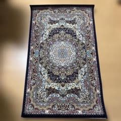 ウィルトン織 ペルシャンカーペット 67×110cm 大きめ高級玄関マットのサムネイル
