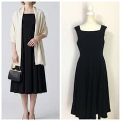 近年美品 定価20万円 FOXEY フォクシー ドレス ウール ワンピース