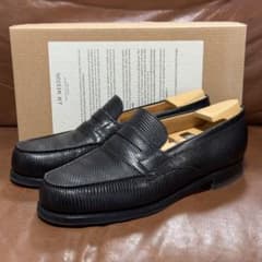 極美品・レア】J.M WESTON 180 ローファー リザード 7/D 黒 - メルカリ