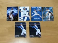 北海道日本ハムファイターズ カルビー プロ野球カード 6枚セットのサムネイル