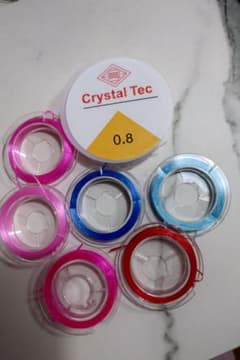 Crystal Tec テグス 0.8mm 7色セットのサムネイル