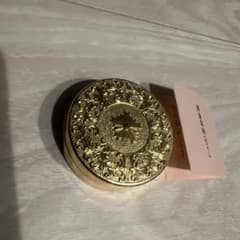 警察紋章 朱肉 ゴールドカラー 24Kk.g.p 金メッキ スタンプ台 朱肉付き