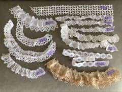 レース まとめ売り 手芸 ハンドメイド 材料 白 ベージュのサムネイル