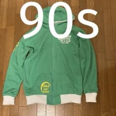 【美品•希少】GOTCHA リバーシブルパーカー　ジップアップ グリーン Lのサムネイル