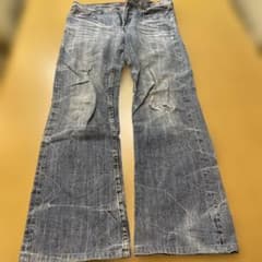 フレアデニムパンツ ブルーのサムネイル
