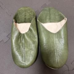 バブーシュ　カーキのサムネイル