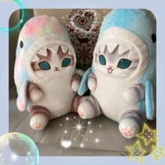 mofusand パステルサメにゃんBIGぬいぐるみ 2種 - メルカリ