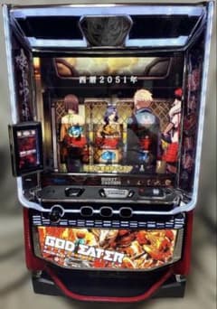 パチスロ ゴッドイーター 実機 コイン不要機 家庭用電源対応 バイブ