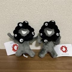 黒ミャクミャク　ぬいぐるみ 2体セット（TAITOプライズ）