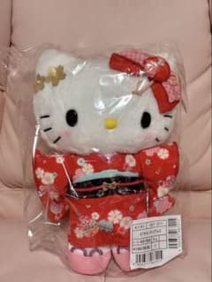 サンリオハローキティ50年着物 ぬいぐるみ BIGぬいぐるみのサムネイル