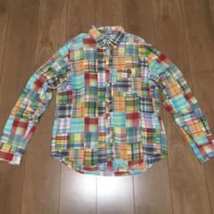 BAPE パッチワークシャツ 長袖 nigoのサムネイル