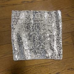 【つまぽん様】チュールトップ　ベアトップ　シルバー　衣装のサムネイル
