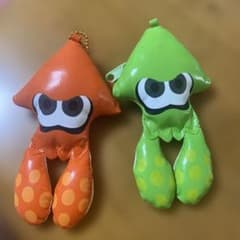 Splatoon Squid Mascot Keychain (Set of 2)