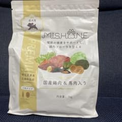 MISHONE ミシュワン 成犬用ドッグフード 国産鶏肉&馬肉入り 1kgのサムネイル