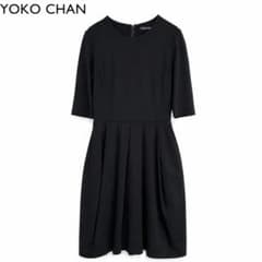 YOKO CHAN ヨーコチャン 黒 ワンピース 36 美品 - メルカリ