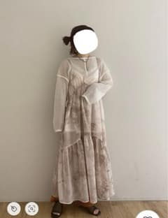 Wclosetタイダイティアードキャミワンピースのサムネイル