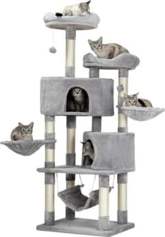 【M3218-136-100】キャットタワー 多機能 豪華な猫タワー おしゃれ M3218-136-100】キャットタワー 多機能 豪華な猫タワー おしゃれ