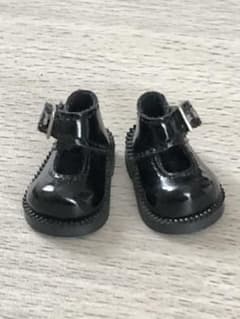 ブライスに！！1／６用エナメルストラップシューズ黒のサムネイル