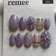 -purple nuanceネイルチップ-のサムネイル