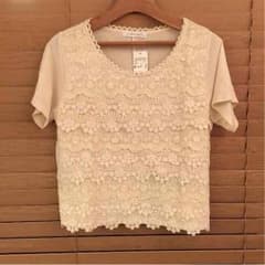 新品ローリーズファーム☆レースTシャツのサムネイル
