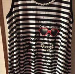 タンクトップ ボーダー柄のサムネイル