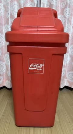 コカコーラ　Coca-Cola　ゴミ箱　ごみ箱　ダストボックス　非売品　レトロ コカコーラ Coca-Cola ゴミ箱 ごみ箱 ダストボックス 非売品 レトロ