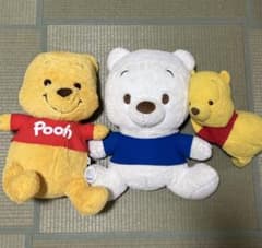디즈니 푸씨 봉제인형 마스코트 화이트 푸씨 헤세이 레트로