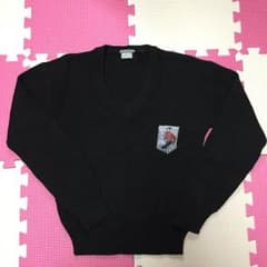 MARC LE BIHAN Vネックニット 黒 マークルビアン ヴィンテージのサムネイル