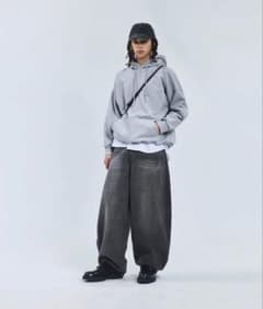 Musinsa standard error ワイドデニムパンツ グレー