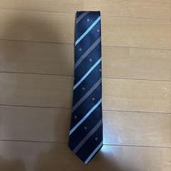 ネイビー ストライプ ネクタイのサムネイル