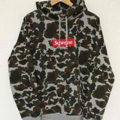 値下げしました！supreme boxロゴパーカー 12aw カモフラのサムネイル
