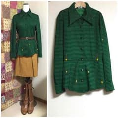 てっし様専用☆古着屋 ボーダーブラウスのサムネイル