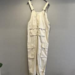 ベージュ サロペット Mサイズのサムネイル