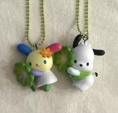 サンリオ　よつばのクローバーマスコット　ポチャッコ ウサハナ　バラ売り可能のサムネイル