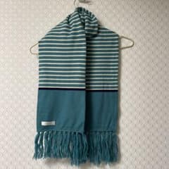 マフラー ボーダー　緑色　TOW:Cのサムネイル