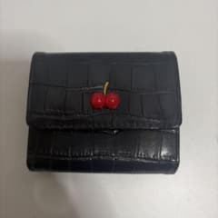 カードケース じゃばら 蛇腹 チェリー さくらんぼ
